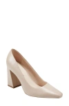 Marc Fisher Ltd Yalina Pointed Toe Block Heel Pump In Light Natural 112