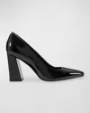 Marc Fisher Ltd Yalina Suede Block-heel Pumps In Black