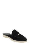 Marc Fisher Ltd Women's Yarila Almond Toe Slide Loafers In Black