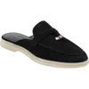 Marc Fisher Ltd Women's Yarila Almond Toe Slide Loafers In Black