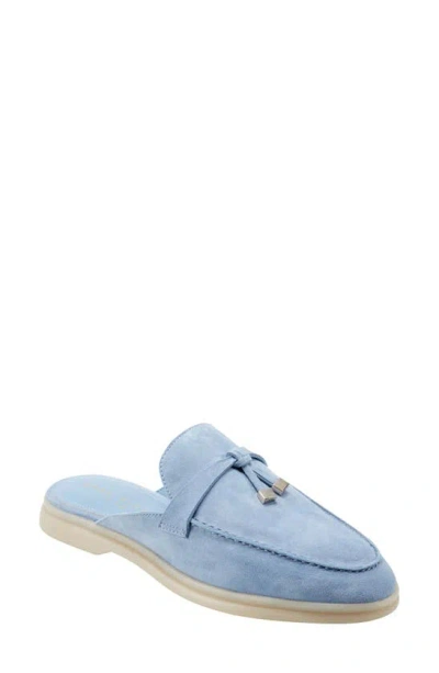 Marc Fisher Ltd Yarila Loafer Mule In Light Blue