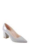 Marc Fisher Ltd Zala Block Heel Pump In Light Gray