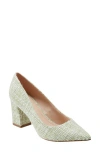 Marc Fisher Ltd Zala Block Heel Pump In Light Green