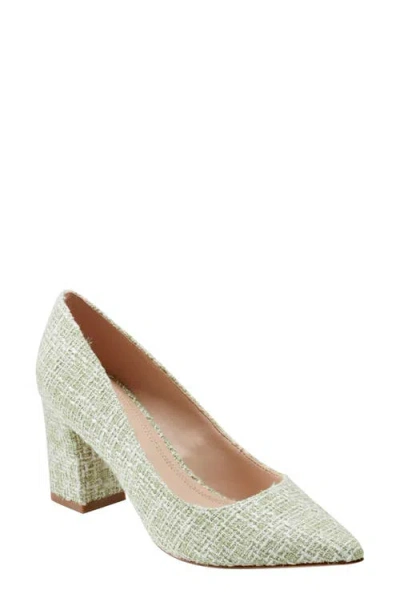 Marc Fisher Ltd Zala Block Heel Pump In Light Green