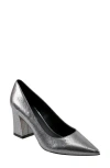 Marc Fisher Ltd Zala Block Heel Pump In Pewter