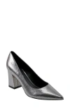 Marc Fisher Ltd Zala Block Heel Pump In Pewter
