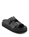 Marc Fisher Ltd Agusta Slide Sandal In Black