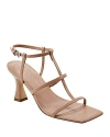 Marc Fisher Ltd Mldennie Womens Strappy Manmade Ankle Strap In Neutral