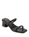 Marc Fisher Ltd Women's Thoral Block Heel Slide Sandals In Black