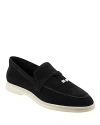 Marc Fisher Ltd Women's Yanelli Suede Slip On Loafer Flats In Black