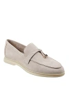 Marc Fisher Ltd Women's Yanelli Suede Slip On Loafer Flats In Taupe