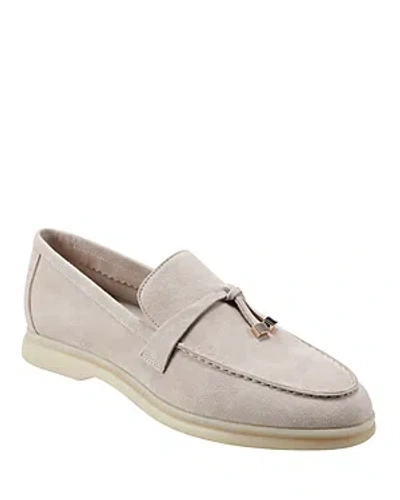 Marc Fisher Ltd Women's Yanelli Suede Slip On Loafer Flats In Taupe