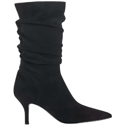 Marc Fisher Manya Womens Mid-calf Boots In Black