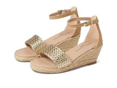 Marc Fisher Marren Web (toddler/little Kid/big Kid) Girl's Shoes Tan : 11 Toddler M, Synthetic In Gold