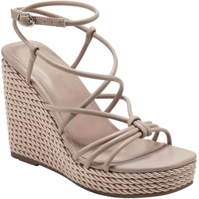 Marc Fisher Mfzarah Womens Faux Leather Heels In Brown