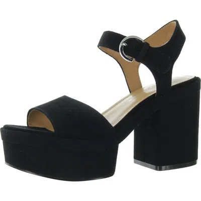 Marc Fisher Mlnormi Womens Padded Insole Suede Platform Sandals