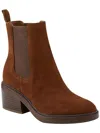 Marc Fisher Modesty Womens Faux Suede Chelsea Boots In Multi