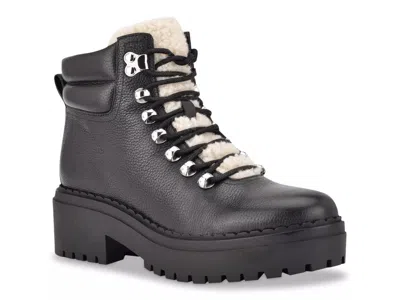 Marc Fisher Nairy Hiking Boot In Black