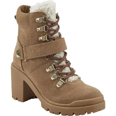 Marc Fisher Nature Womens Suede Ankle Hiking Boots In Brown