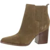 Marc Fisher Women's Matter Block Heel Booties Women's Shoes In Brown