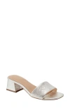Marc Fisher Olysa Slide Sandal In Gold