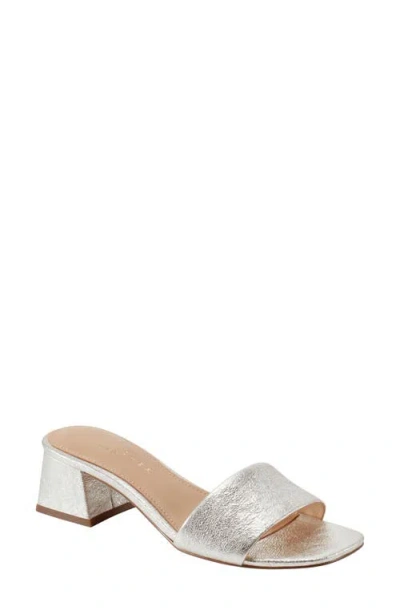 Marc Fisher Olysa Slide Sandal In Gold