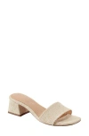 Marc Fisher Olysa Slide Sandal In Light Natural