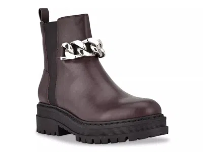 Marc Fisher Parrie Bootie In Brown