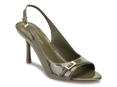 Marc Fisher Paza Slingback Sandal In Animal Print
