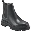Marc Fisher Pietro Womens Leather Pull On Chelsea Boots In Black