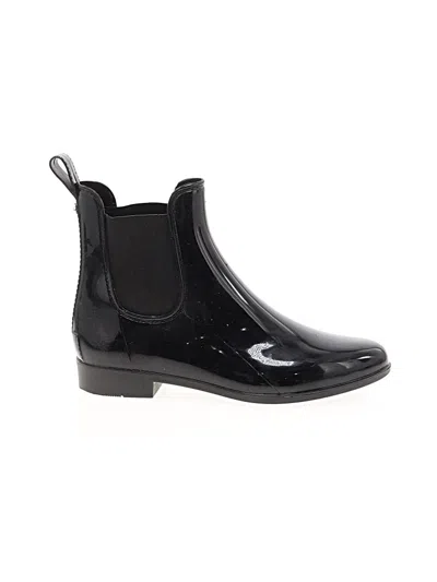 Pre-owned Marc Fisher Rain Boots In Black