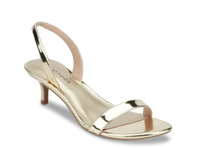 Marc Fisher Salla Sandal In Gold