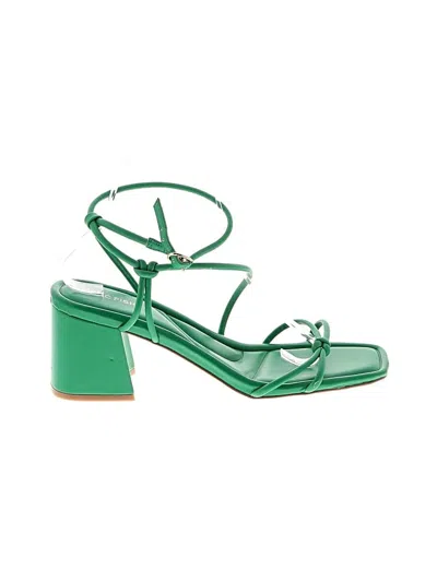 Pre-owned Marc Fisher Sandals In Green