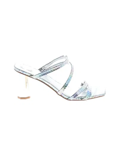 Pre-owned Marc Fisher Sandals In White
