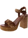 Marc Fisher Seclude Womens Woven Block Heel Platform Sandals In Multi