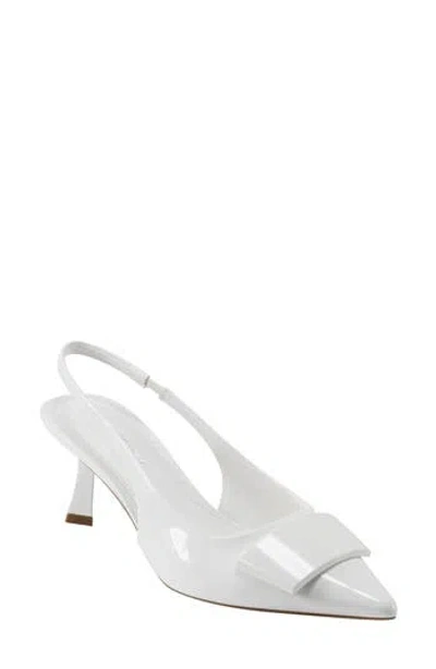 Marc Fisher Slingback Pump In White