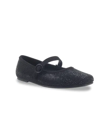 Marc Fisher Kids' Toddler And Big Girls Sandra Sabrina Ballet Flat In Black