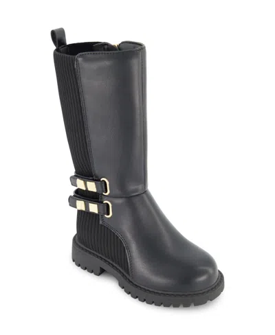 Marc Fisher Kids' Toddler Girls Heidi Tall Knee Boot In Black