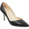 Marc Fisher Tuscany Womens Leather Slip On Evening Heels In Black
