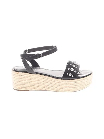 Pre-owned Marc Fisher Wedges In Black