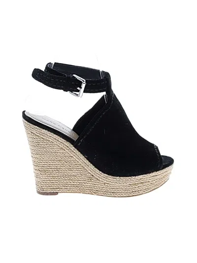 Pre-owned Marc Fisher Wedges In Black