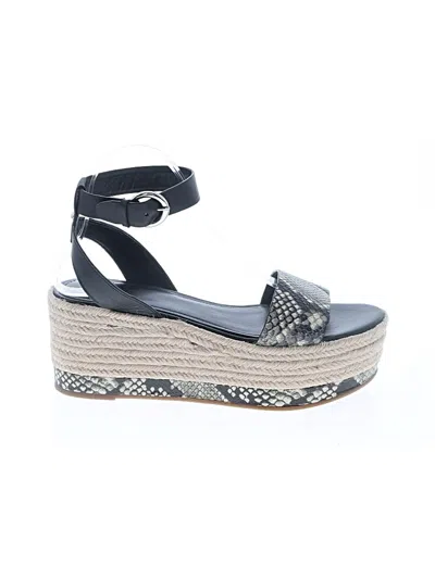 Pre-owned Marc Fisher Wedges In Black