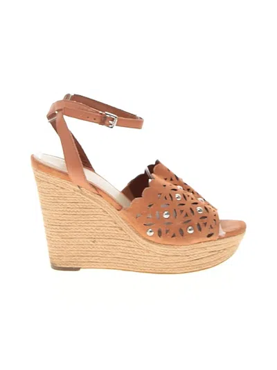 Pre-owned Marc Fisher Wedges In Brown