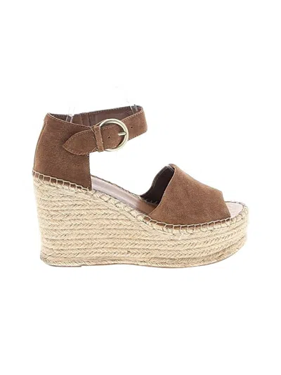 Pre-owned Marc Fisher Wedges In Brown