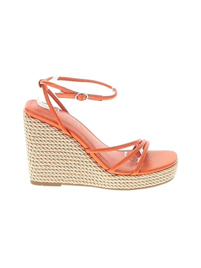 Pre-owned Marc Fisher Wedges In Orange