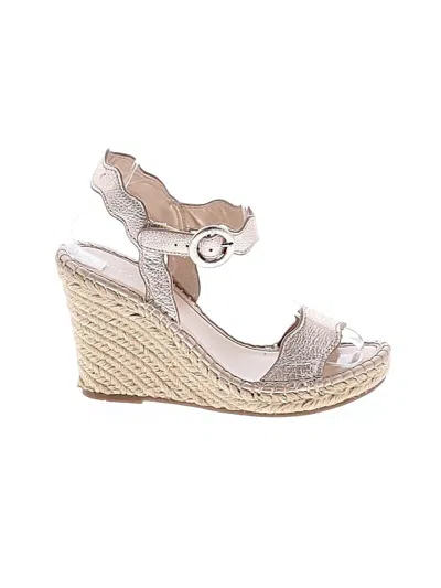Pre-owned Marc Fisher Wedges In Silver