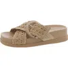 Marc Fisher Welti Womens Adjustable Padded Insole Slide Sandals In Multi