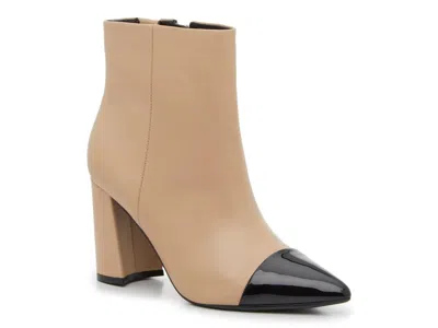 Marc Fisher Wide Width Gaylen Bootie In Brown