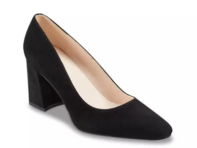 Marc Fisher Wide Width Keri Wide Pump In Black