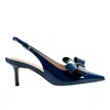 Marc Fisher Women's Allon Bow Slingback Pump In Blue